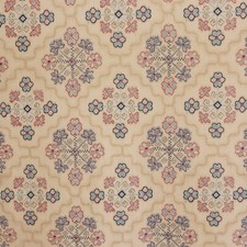Romo Villa Nova Esperito Medallion Cotton Fabric Floral Designer Curtains Blinds