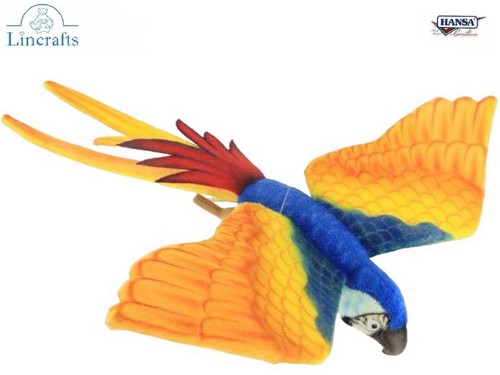 Flying parrot plush soft - flying, toy