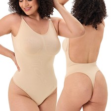 UK Women Firm Trainer Tummy Control Full Body Shaper Bodysuit Slimming Shapewear