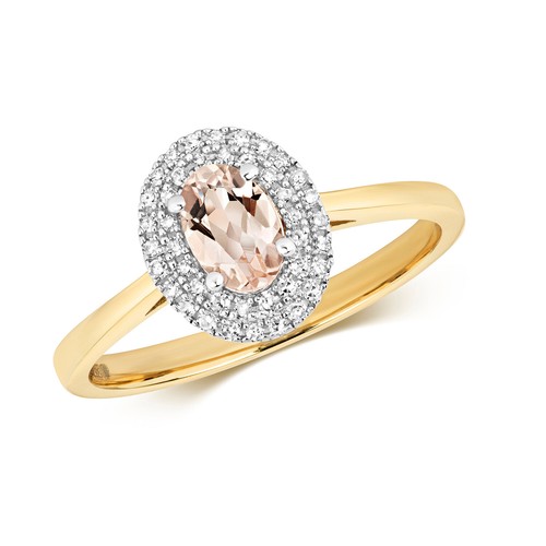 9ct yellow gold pink - yellow,