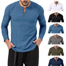 Mens Casual Long Sleeve