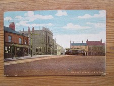 Postcard market place - postcard,