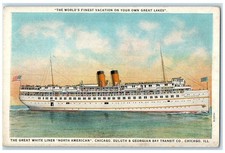c1920's White Liner Ship