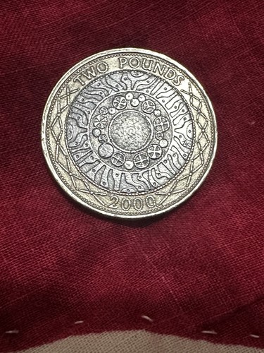 Misprint coin year 2000 - misprint,
