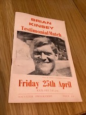 Charlton Athletic V Chelsea Football Programme 1968/69 (Kinsey testimonial)