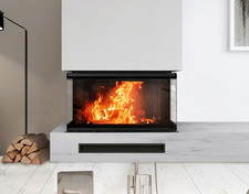 3 Side Steel fireplace KRATKI