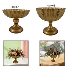 Retro Urn Planter Metal Flower
