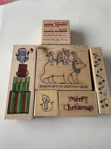 Wooden backed christmas - backed,