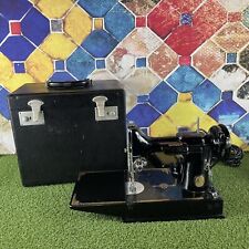 Vintage 1950 Singer 221K Featherweight Sewing Machine