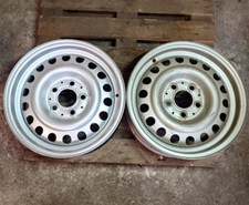 2x Steel Wheel Rim Trailer