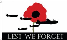LEST WE FORGET RAF 5x3 feet