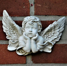 Winged Cherub Wall Plaque