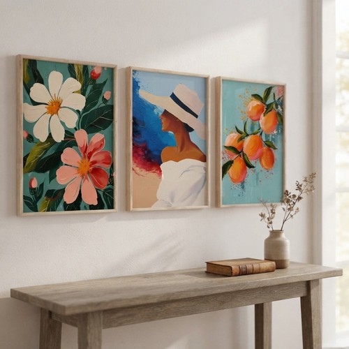 Vibrant piece unframed wall - vibrant,