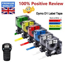Dymo D1 Label Tape 45013 40913 45010 9mm 12mm for Dymo Label Manager 160 280 PnP