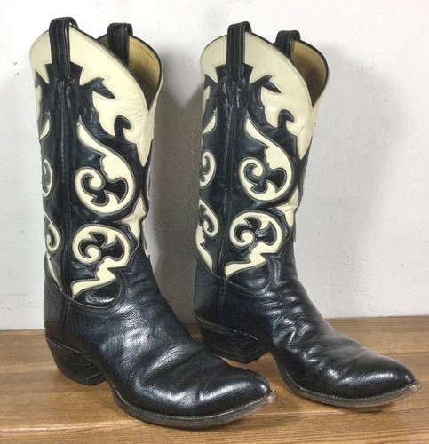 Vtg tony lama black - vtg,