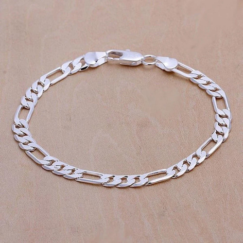 925 sterling silver bracelet - silver,
