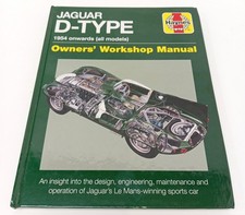 HAYNES Jaguar D-Type 1954 Onwards (All Models) Owners' Workshop Manuals 2017