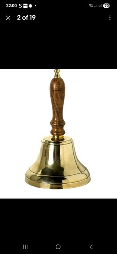 Large school reception bell - school,