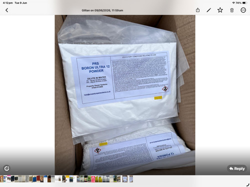 Wood worm treatment - worm, powder