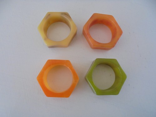 Lot vintage marbled - lot, 4