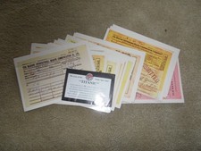 16 REPRODUCTION POSTCARDS