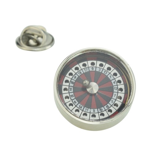 Roulette wheel with ball lapel - with,