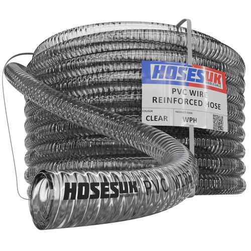 Pvc hose clear wire reinforced - pvc,