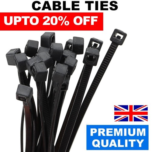 100 pack 8mm 200mm cable - 100,