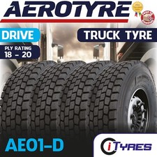 X4 295 80 22.5 AEROTYRE AE01-D HIGH MILEAGE 18PLY TRUCK,LORRY,HGV DRIVE TYRES
