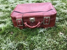 Old Vintage 1970s Travel Case Suitcase Bag Hand Luggage Retro Kitsch Holiday