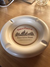 THE FAMOUS GROUSE SCOTCH WHISKY ASHTRAY PUB BAR COLLECTIBLE