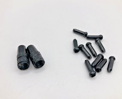 Black alloy cable brake - black,