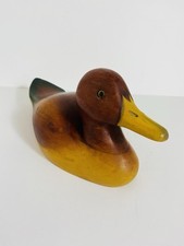 Hand painted, South African, Knysna, ‘Feathers’ wooden duck - Limited Edition