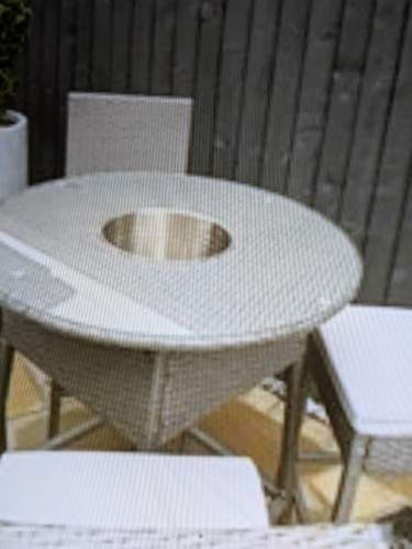 Tall grey rattan garden - tall,