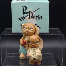 PenDelfin Dandy No.1002814 Rabbit Figurine Vintage with original box Vtg 1980s