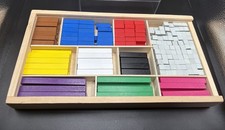 Cuisenaire Wooden Rods Mathematics Teaching Maths - Learning Bar Model - 302pcs 