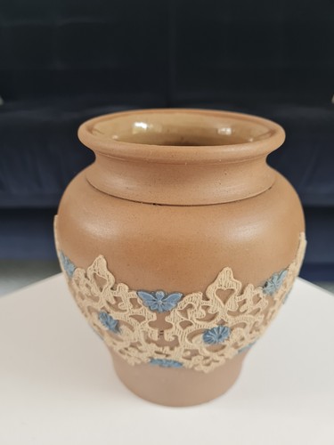 Vintage stoneware vase - vase, –