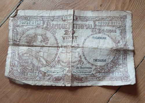 1940 bank belgium francs - of,