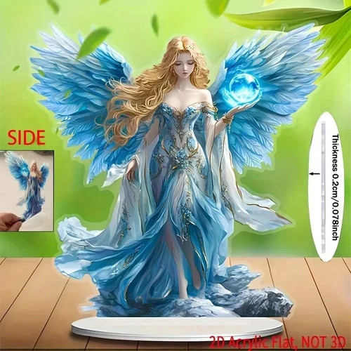 Blue wing guardian angel - guardian,