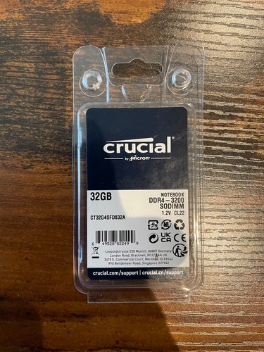 Crucial 32gb ddr4 - 32gb, 3200mhz