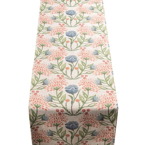 Hedgerow bouquet print linen - print,