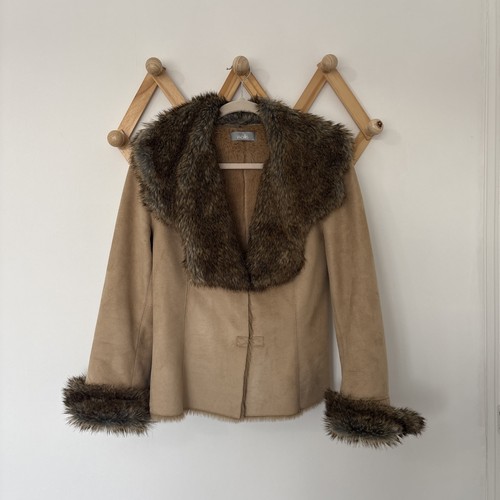 Wallis brown tan suede - suede, fur