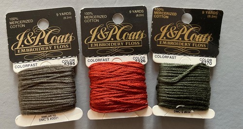 Coats embroidery thread - j&p,