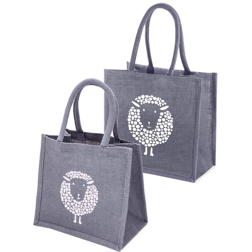 Jute hessian grey lunch - grey, /