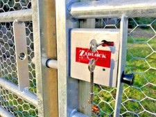 Gate locks gate security metal