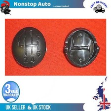6 speed gear knob badge black