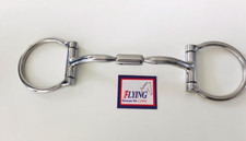 Western D Ring SS Eggbutt Snaffle Horse Bit, Myler barrel mouth ( Uk Seller )