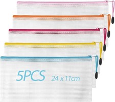 5PCS Clear Pencil Case
