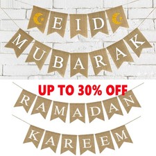 Eid Mubarak Banner Bunting