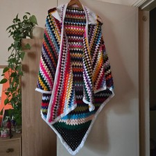 crocheted, colorful, soft